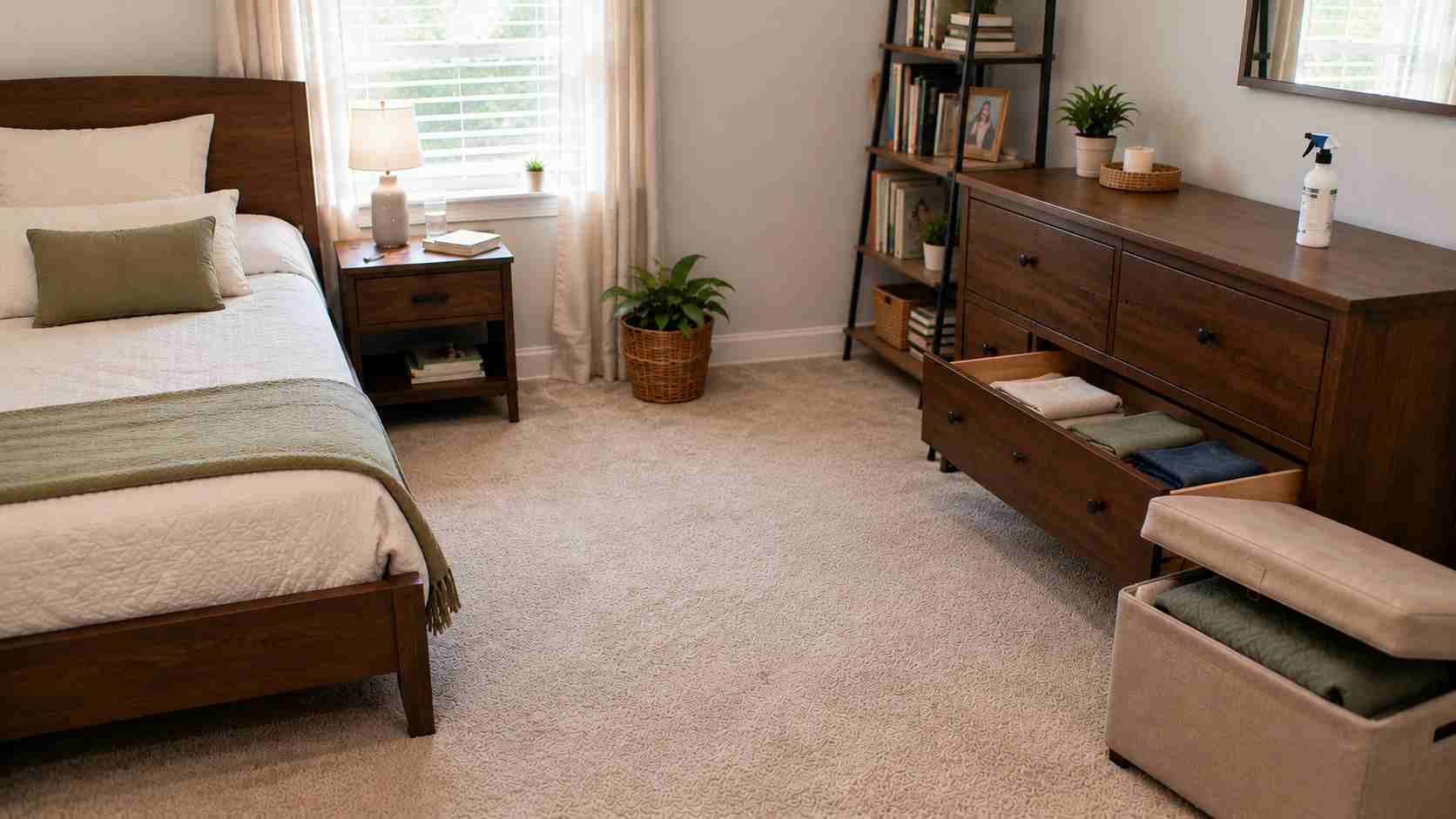 Clean Bedroom Blueprint: Declutter & Deep Clean A clean bedroom