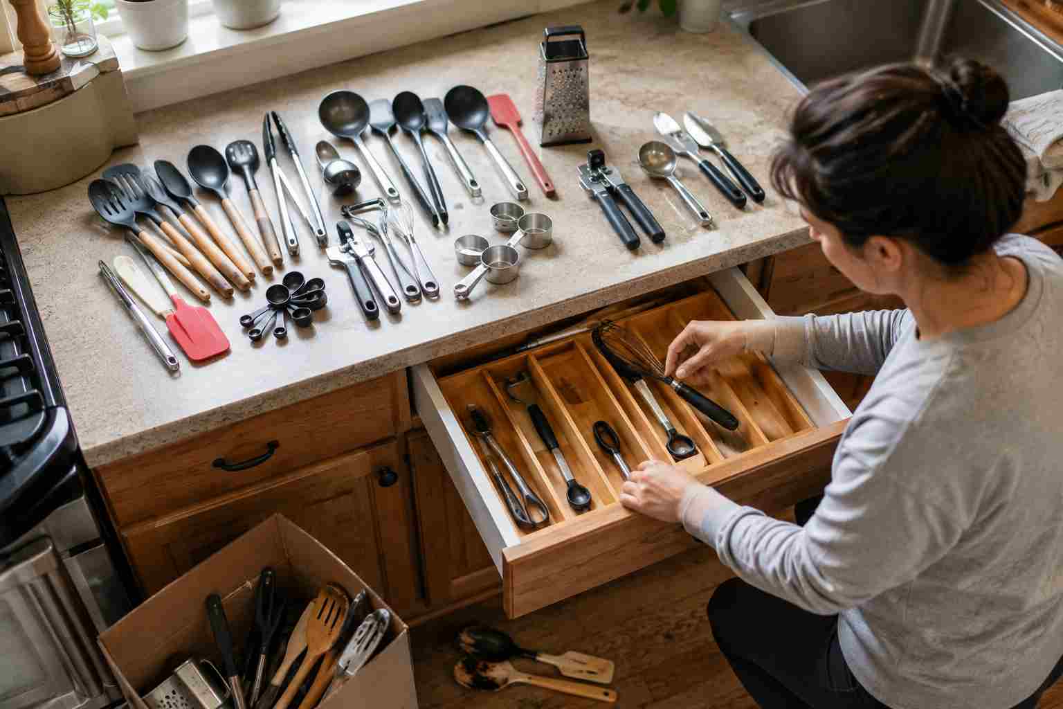 Decluttering a Kitchen: The Ultimate Easy Guide decluttering of a kitchen image 3