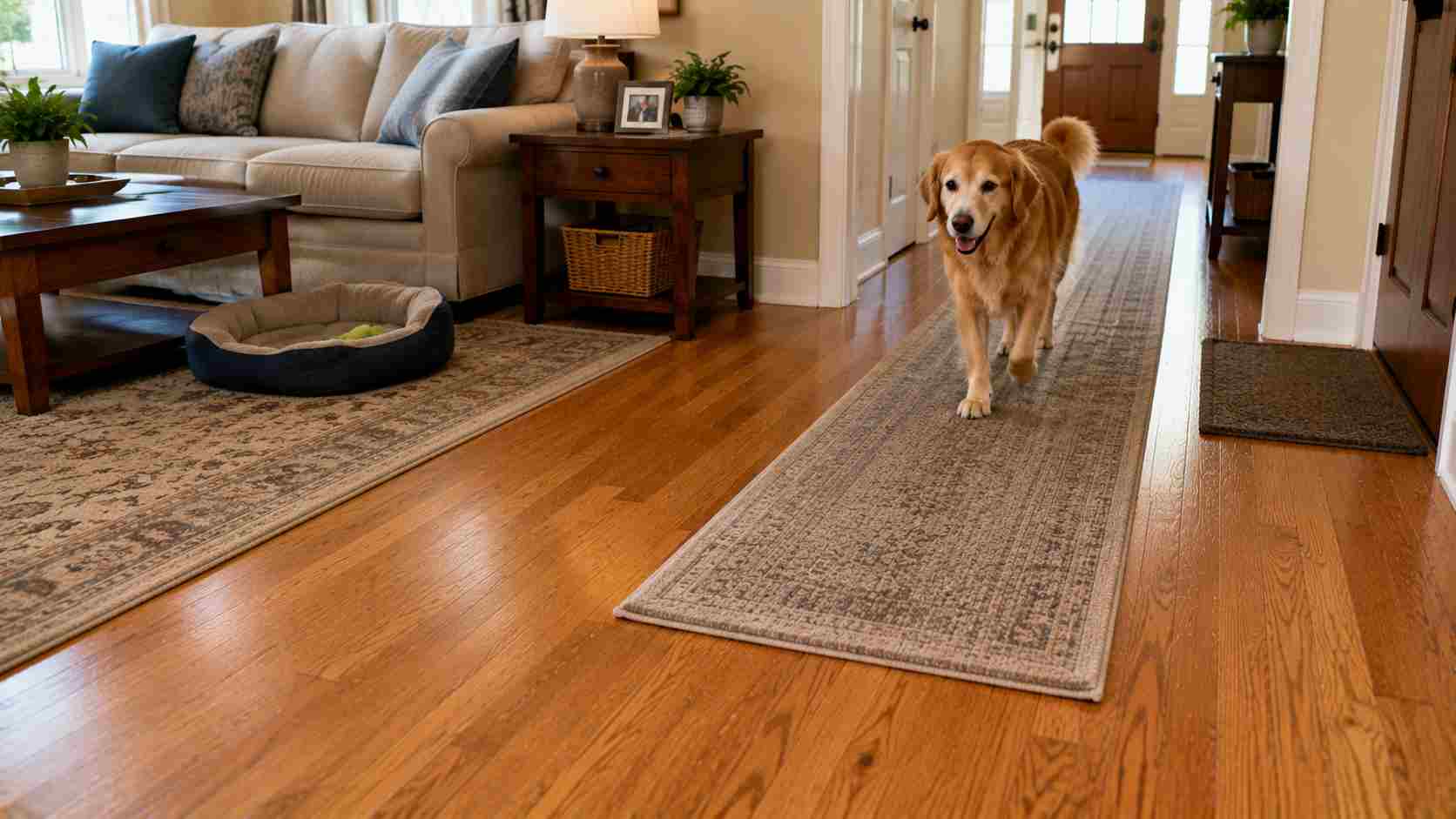 Preventing dog scratches on wood floors