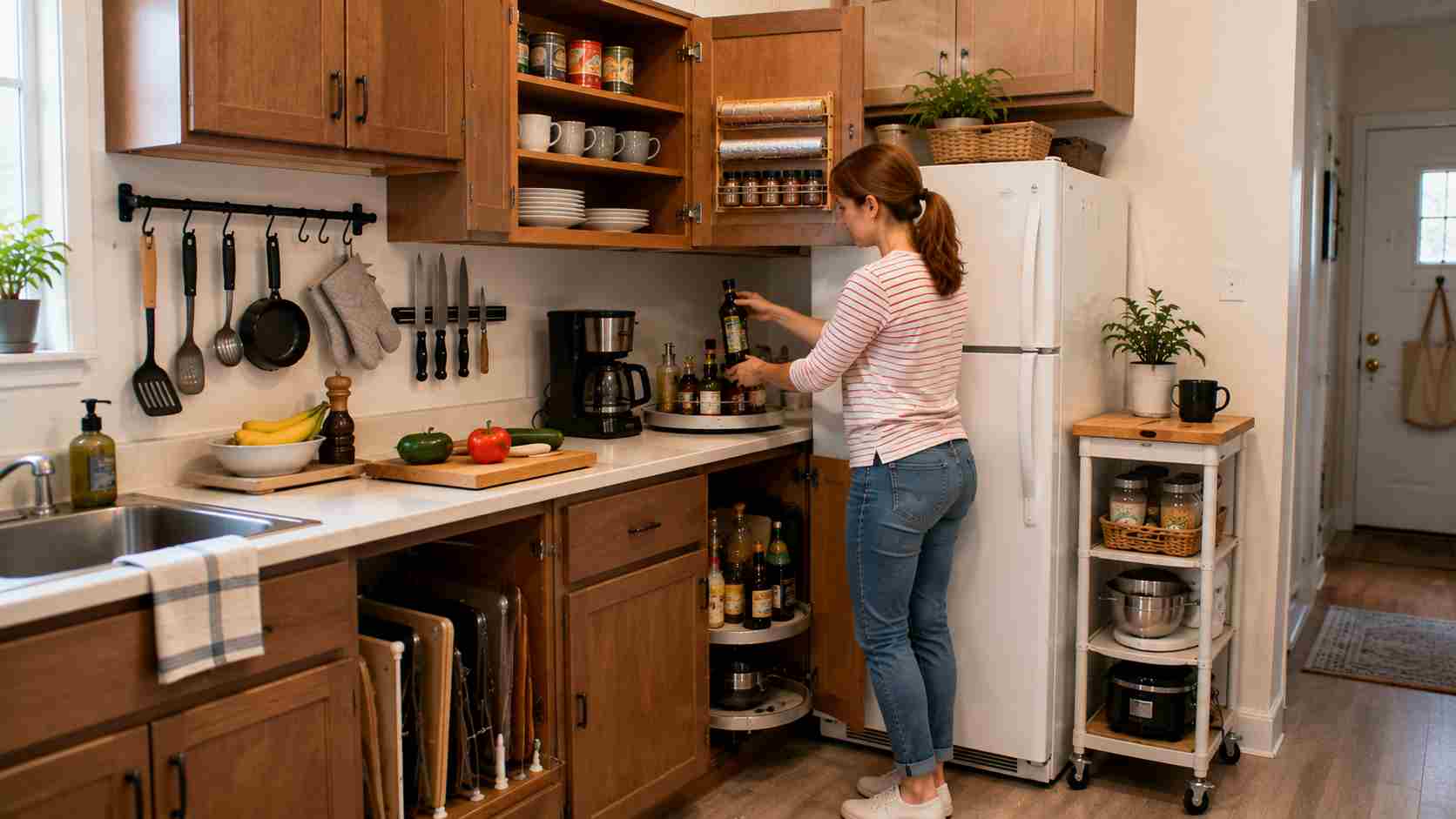 kitchen storage hacks