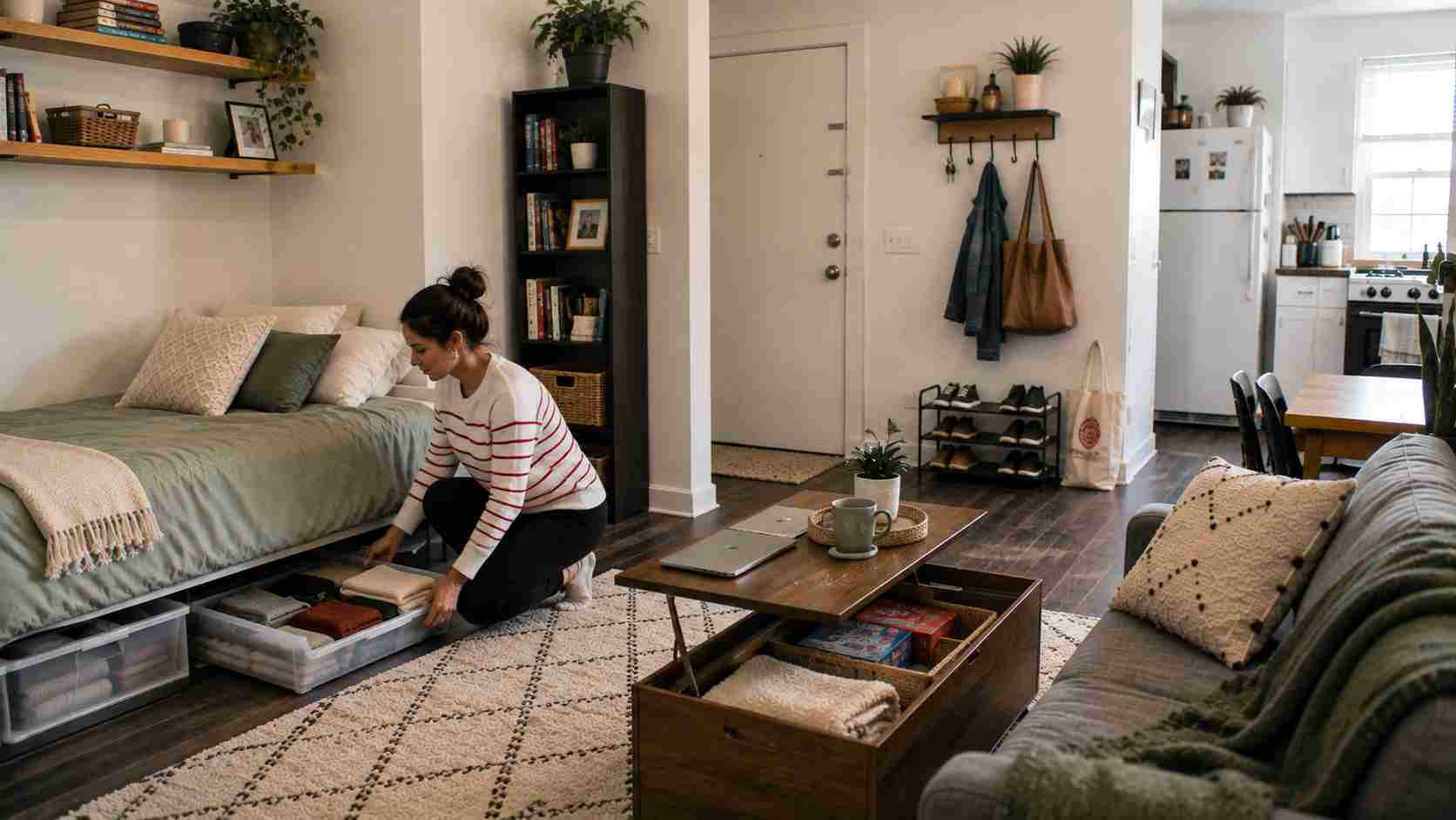 Storage for small apartments